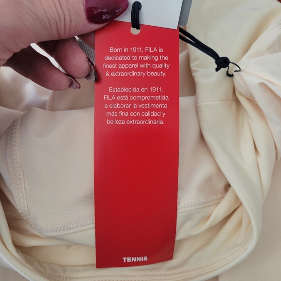 Fila Beige Pleated Tennis Skort. NWT size Large. - Picture 10 of 12
